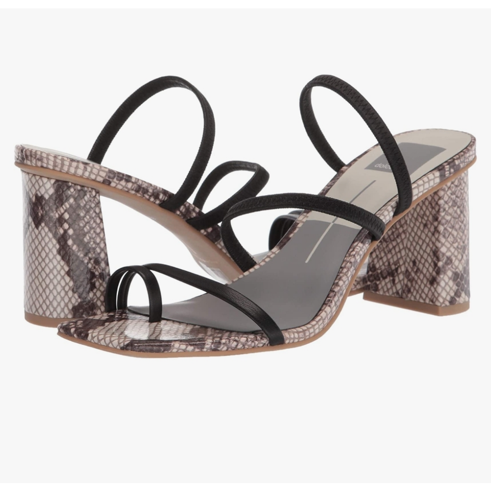 Dolce Vita Prima Black Stella Sandals Size 6